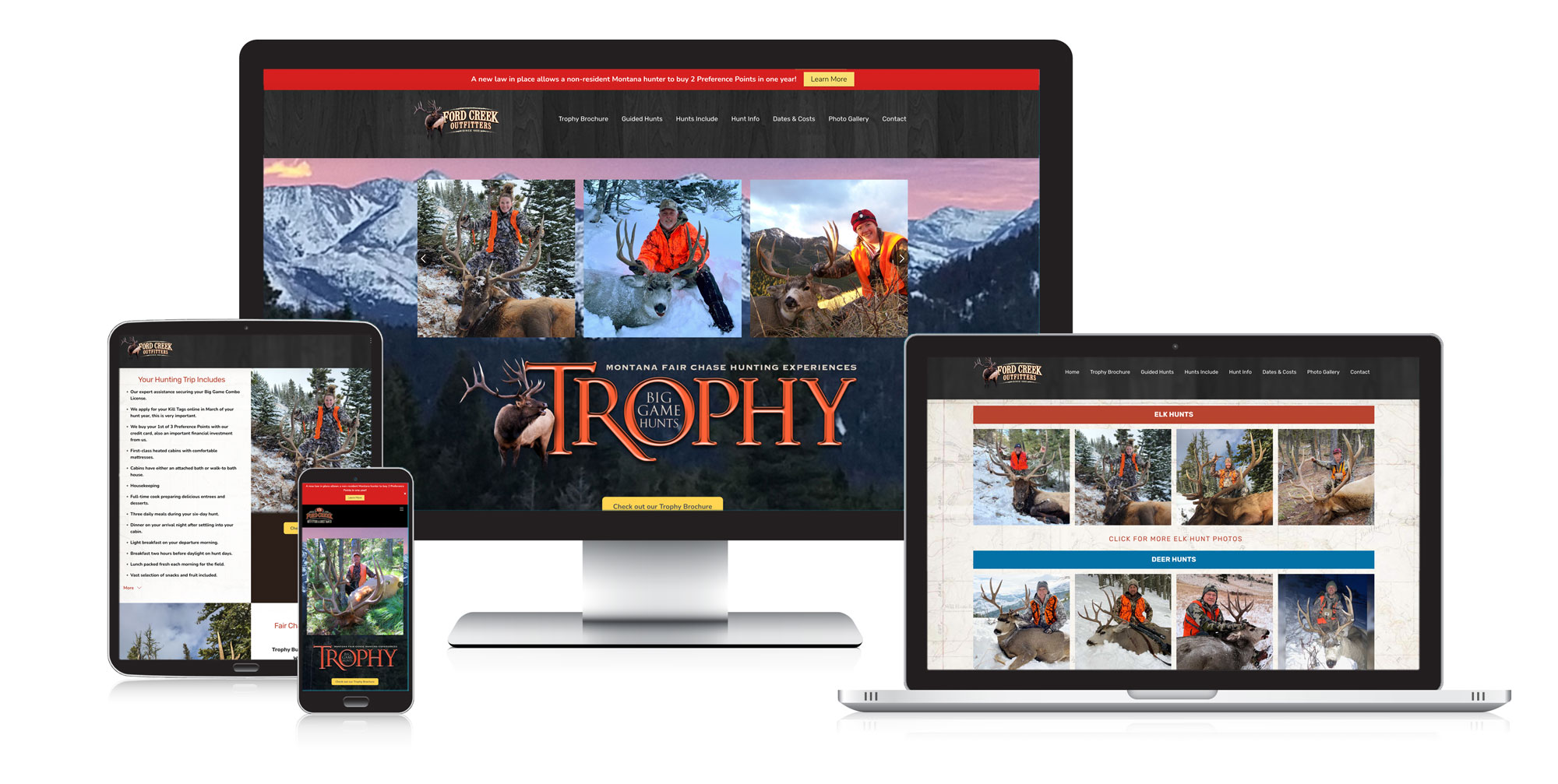 Walker Design Group - Website - Ford Creek Outfitters