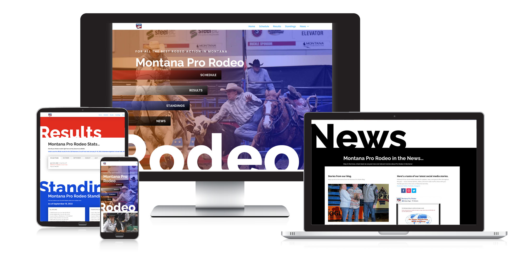 Walker Design Group - Website - Montana Pro Rodeo